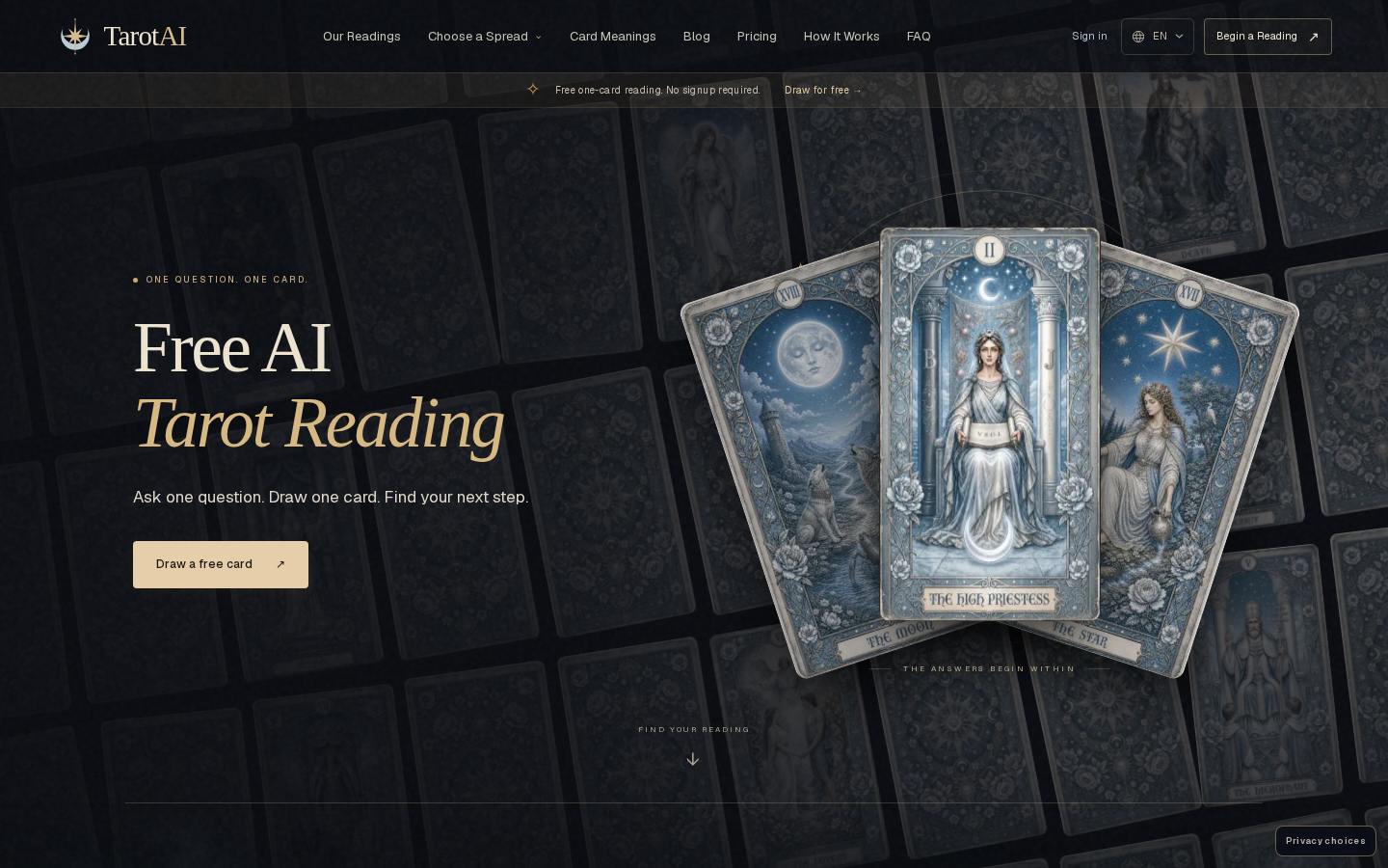 TarotAI Review: A Simple Way to Explore Tarot Readings Online