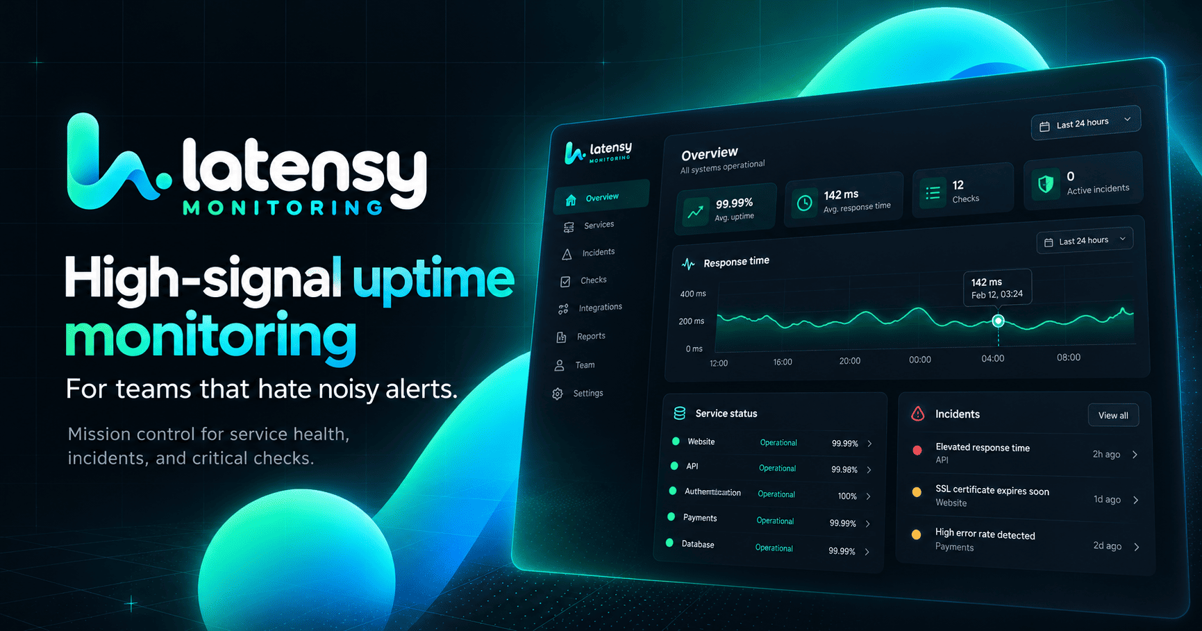 Latensy screenshot