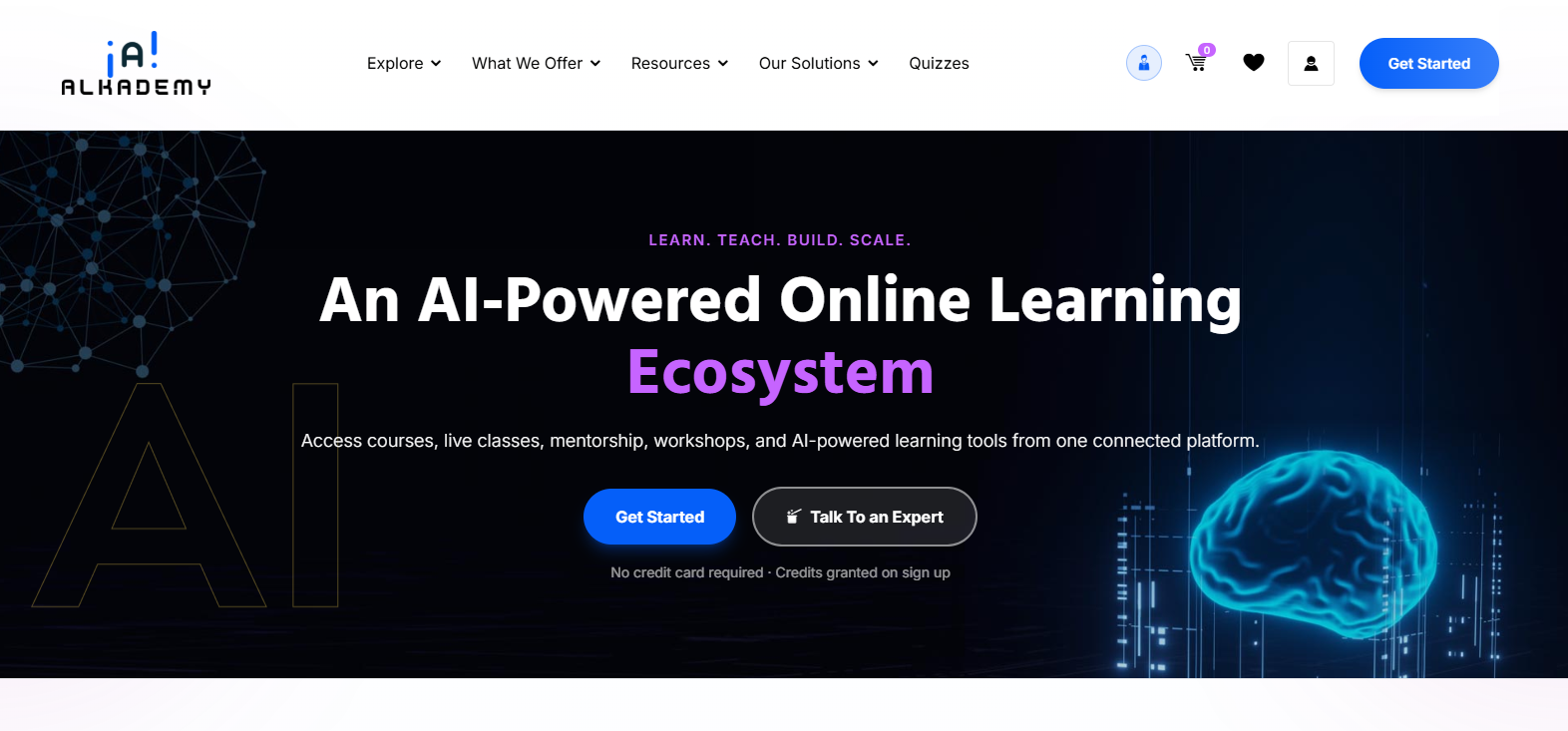 Alkademy | AI-Powered Online Learning Ecosystem screenshot